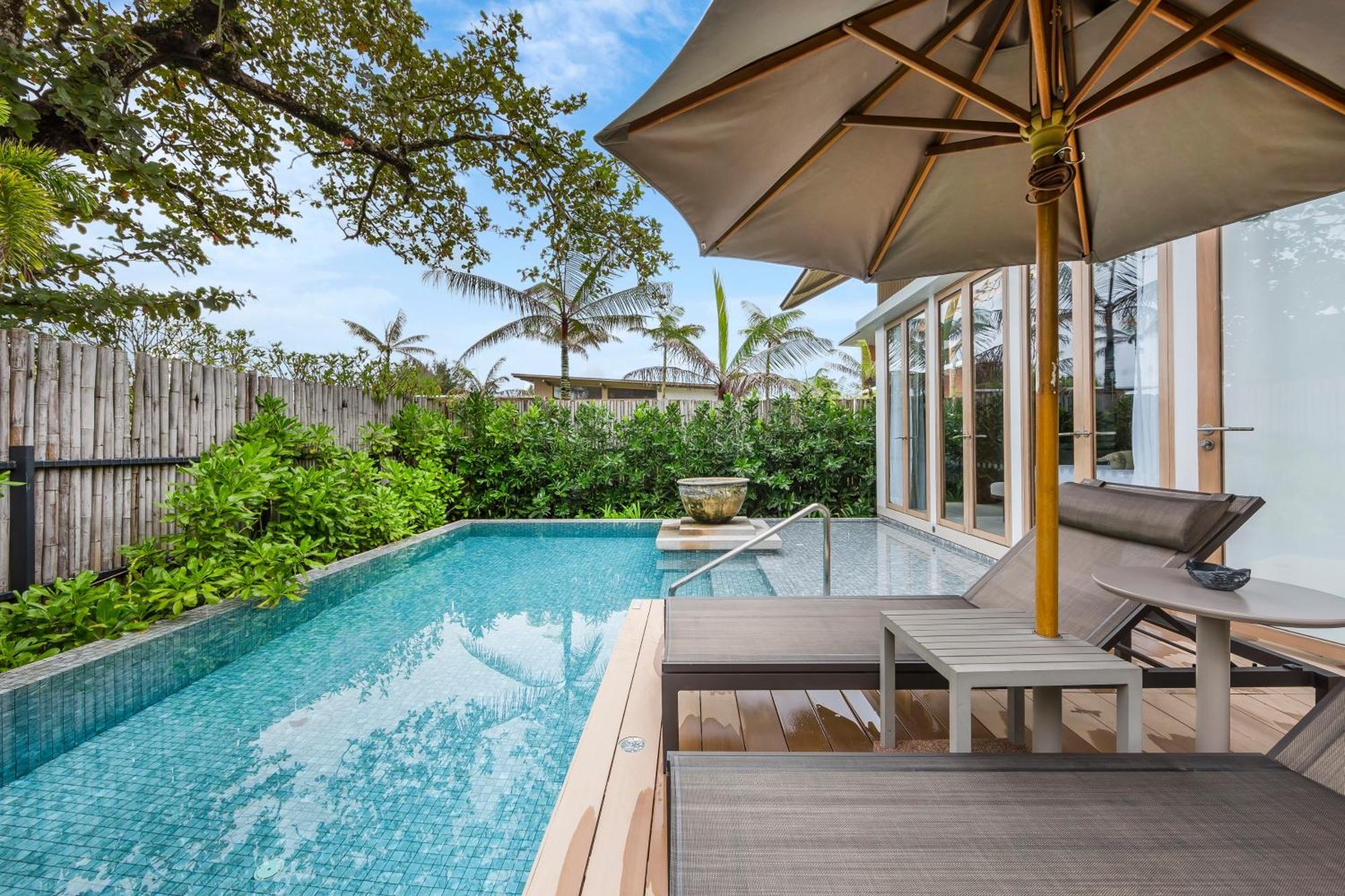 Luxuriöse Villa mit Kingsize-Bett und Pool