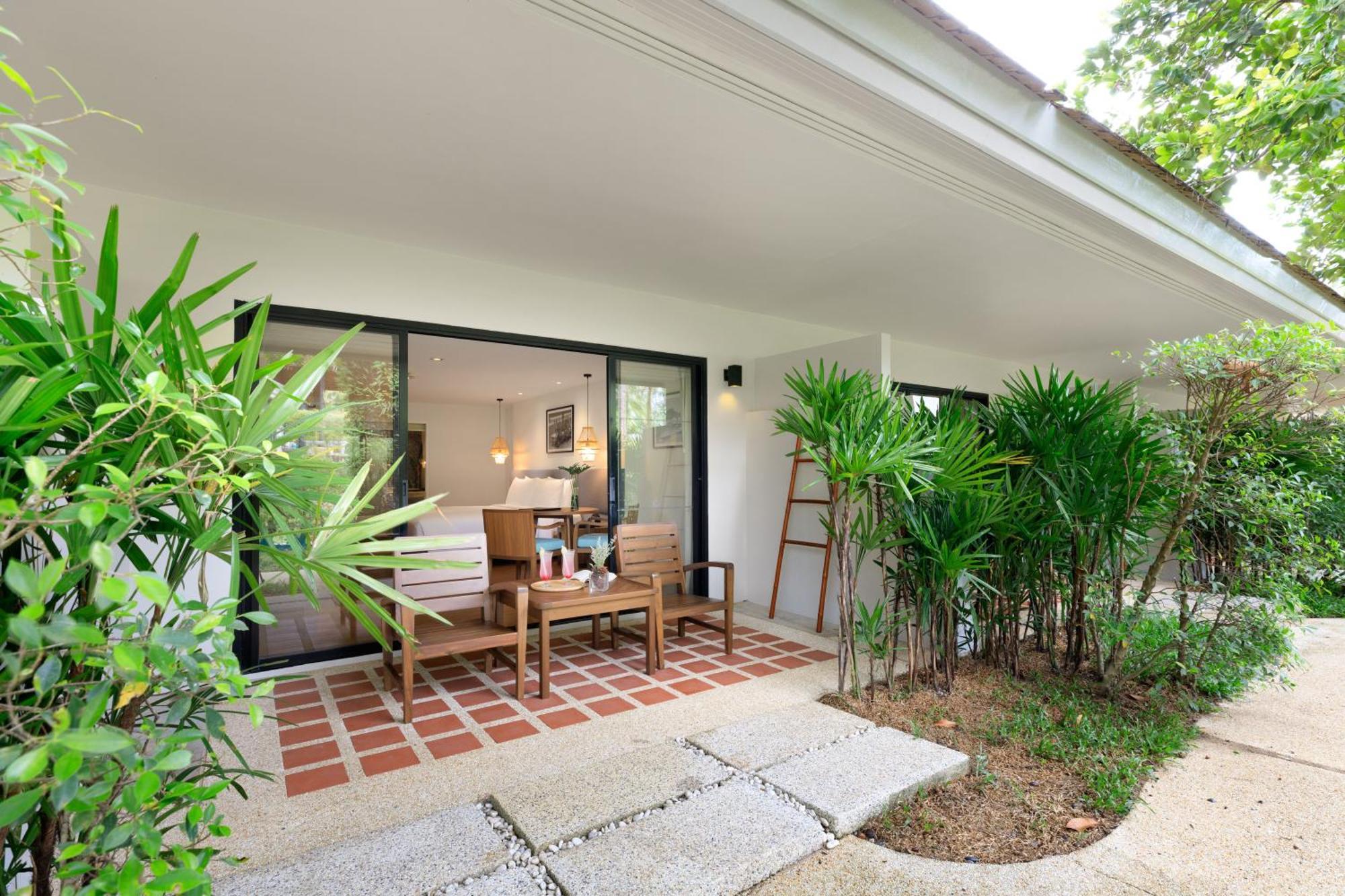Premier Gartenterrasse mit 1 Kingsize-Bett
