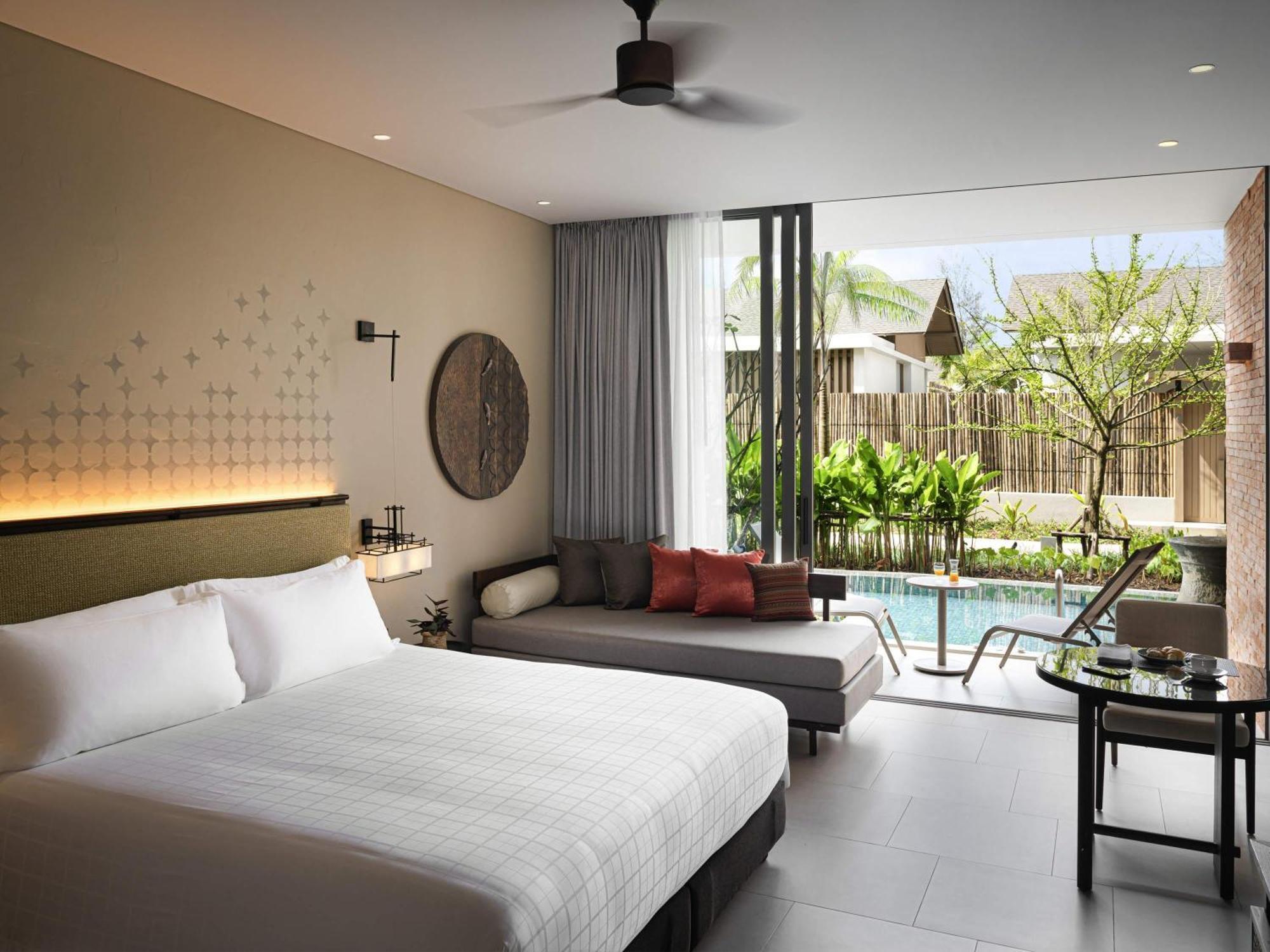 Familiensuite mit Zugang zum Pool